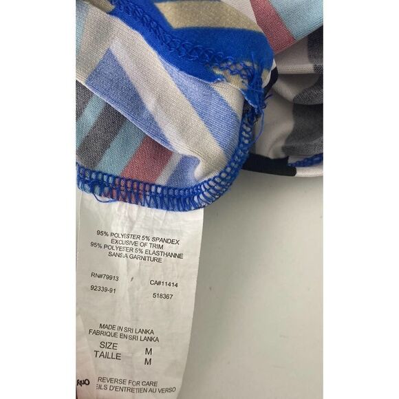 Motherhood Maternity Nursing Dress Geometric Pattern Sleeveless - Size Medium - Picture 7 of 7